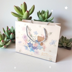 Túi giấy đựng quà ngang 24,5x19,5x9,5cm