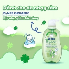 Sữa Tắm D-nee Organic Head&Body Baby Wash Thái Lan 380ml