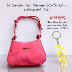 Túi đeo chéo trơn thắt dây 25x15x4,5cm (không tính dây)