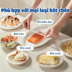 S2. Bich 300 Cái Bọc Thực Phẩm Có Chun