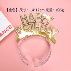 Băng đô Happy birthday trang trí sinh nhật 14/17cm