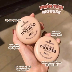Phấn Tươi Che Khuyết Điểm Essence Soft Touch Mousse 04 Matt Ivory 16g