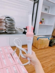 Máy Uốn Tóc Tự Động, Máy Làm Xoăn 360 Màu Hồng