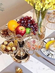 PN. Khay mứt 5 cánh 2 tầng xoay cao cấp