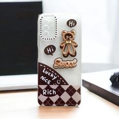 Ốp Lưng Điện Thoại Mềm SWEET Gấu Moschino Siêu Dễ Thương