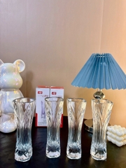 Bình/Lọ Hoa Thủy Tinh Trong Suốt 17cm