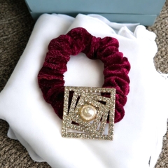 14.4 Dây Cột Tóc Nhung Đính Đá Nhiều Mẫu (1 cái)