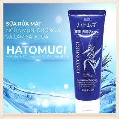 Sữa Rửa Mặt Ngừa Mụn Hatomugi The Medicated Facial Foam 130g