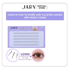 14.7-14.6.Hộp mi giả Jary Pro Cluster Lashes 6 hàng (có sẵn keo)