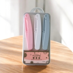 T11. Hộp 3 dao cạo mày dạng gấp Eyebrow Razor