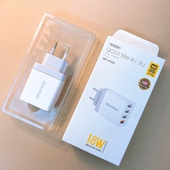 Củ sạc nhanh 4 cổng chính hãng WK- U125