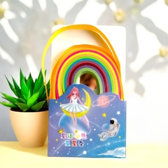 Bịch giấy gấp sao nhiều màu (1x24cm) MJ-8920