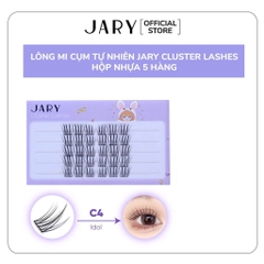 14.7.Lông mi cụm tự nhiên JARY Cluster Lashes hộp nhựa 5 hàng