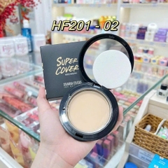 Phấn phủ Sivanna Super Cover Two Way Cake HF201 #01 Tone sáng