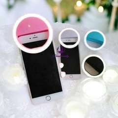 Đèn LED Selfie Kẹp Điện Thoại Tạo Ánh Sáng Mịn Khi Chụp Ảnh Tự Sướng, Chân Dung, Nghệ Thuật, Dây Sạc Xịn