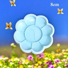 Sét 2 dụng cụ pha màu bông hoa nhỏ 8cm
