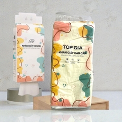 Bịch 1280 tờ khăn giấy rút Top Gia 158x175mm