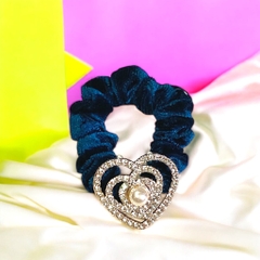 14.4 Dây Cột Tóc Nhung Đính Đá Nhiều Mẫu (1 cái)