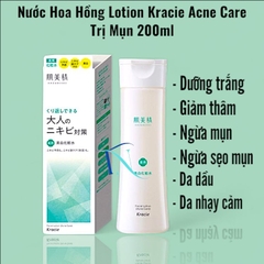 Nước Hoa Hồng Lotion Kracie Acne Care Trị Mụn 200ml