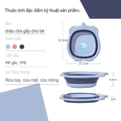 S5. Chậu gấp gọn con voi, khủng long