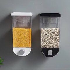 Hộp đựng hạt ngũ cốc gắn tường có nút ấn tự động nhả 1000ml