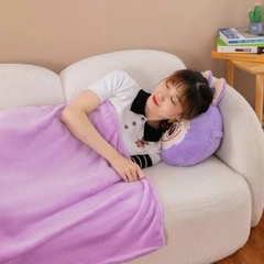 Thú Nhồi Bông Kèm Chăn Kuromi và Labubu