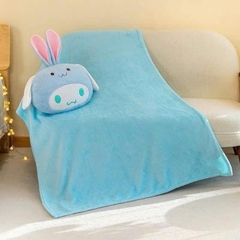 Thú Nhồi Bông Kèm Chăn Kuromi và Labubu