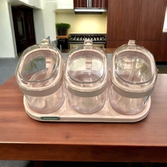 Bộ 3 hũ gia vị Hokori Việt Nhật 2936 (27x15x11cm)