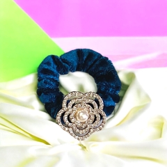 14.4 Dây Cột Tóc Nhung Đính Đá Nhiều Mẫu (1 cái)