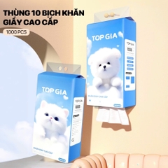 Bịch 1000 tờ khăn giấy rút Top Gia 130x175mm