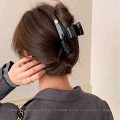 15.1 Kẹp dài nhãn vàng màu nâu, đen 11cm