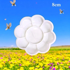 Sét 2 dụng cụ pha màu bông hoa nhỏ 8cm
