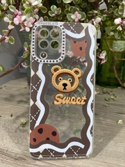 Ốp Lưng Điện Thoại Mềm SWEET Gấu Moschino Siêu Dễ Thương