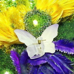 Kẹp bướm nhựa nhám 9x4x3cm