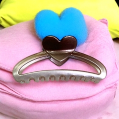 T3.Kẹp tóc càng cua bán nguyệt trái tim 12cm