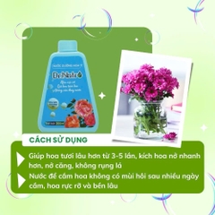 Nước dưỡng hoa rực màu, tươi lâu Dr.Lihand 300ml