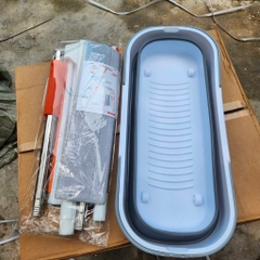 Cây lau nhà kèm chậu gấp gọn