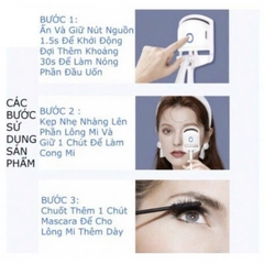 B8.1 Bấm Mi Màu Trắng CT-K001
