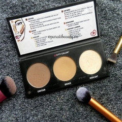 Phấn Tạo Khối Và Highlight City Color Contour Palette 4.5g
