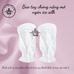 Bao tay chóng nắng mở ngón ice silk