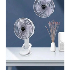 CT2. Quạt tích điện gấp gọn, kẹp bàn Super