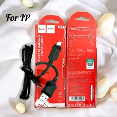 19.17 Cáp Sạc Dây Dù Hoco Chống Gãy Đứt  X94 IP, Micro, Type-C