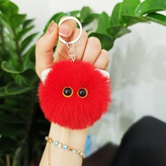 Móc khóa bông tai mèo dễ thương