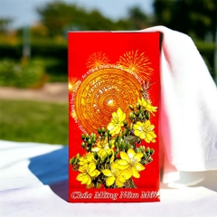 Thiệp chúc mừng năm mới 10,5x19cm
