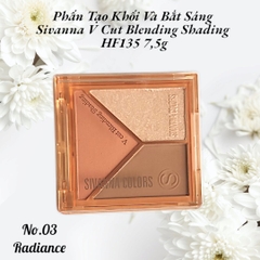 Phấn Tạo Khối Và Bắt Sáng Sivanna V Cut Blending Shading HF135 7,5g