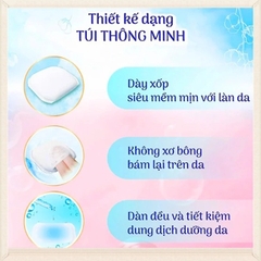 Hộp 66 Miếng Bông Tẩy Trang Với Sợi Bông Cao Cấp Silcot Premium