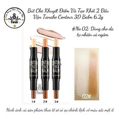 Bút Che Khuyết Điểm Và Tạo Khối 2 Đầu Vặn Tanako Contour 3D Balm 6.2g