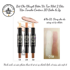 Bút Che Khuyết Điểm Và Tạo Khối 2 Đầu Vặn Tanako Contour 3D Balm 6.2g