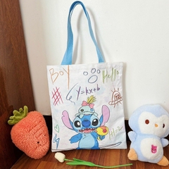 Túi vải tote Stich 40x34cm (dây 25cmx2)