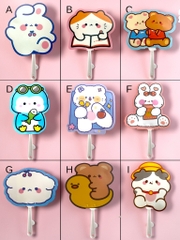 Quạt nhựa tự ráp cầm tay hoạt kê hình